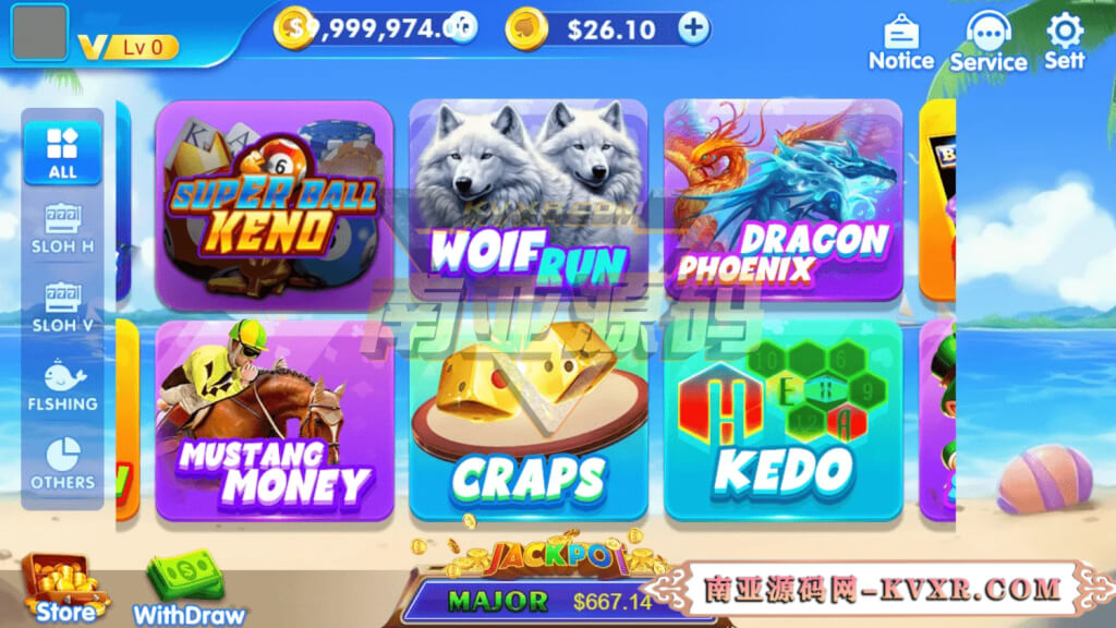 美国Juwa 777 Slots源码/欧美捕鱼源码/英文对战游戏源码